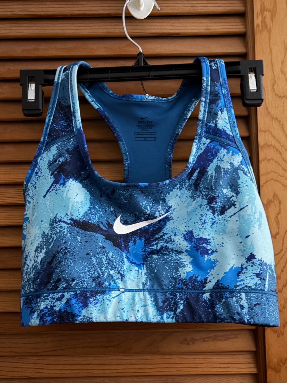 Nike Blue Sports Bra Size L